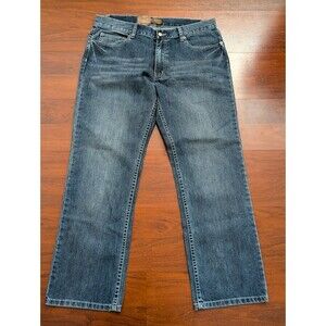 NWT Blue Pronto Uomo 5-Pocket Straight Cut Denim Blue Jeans Men's 36x30 Y2K